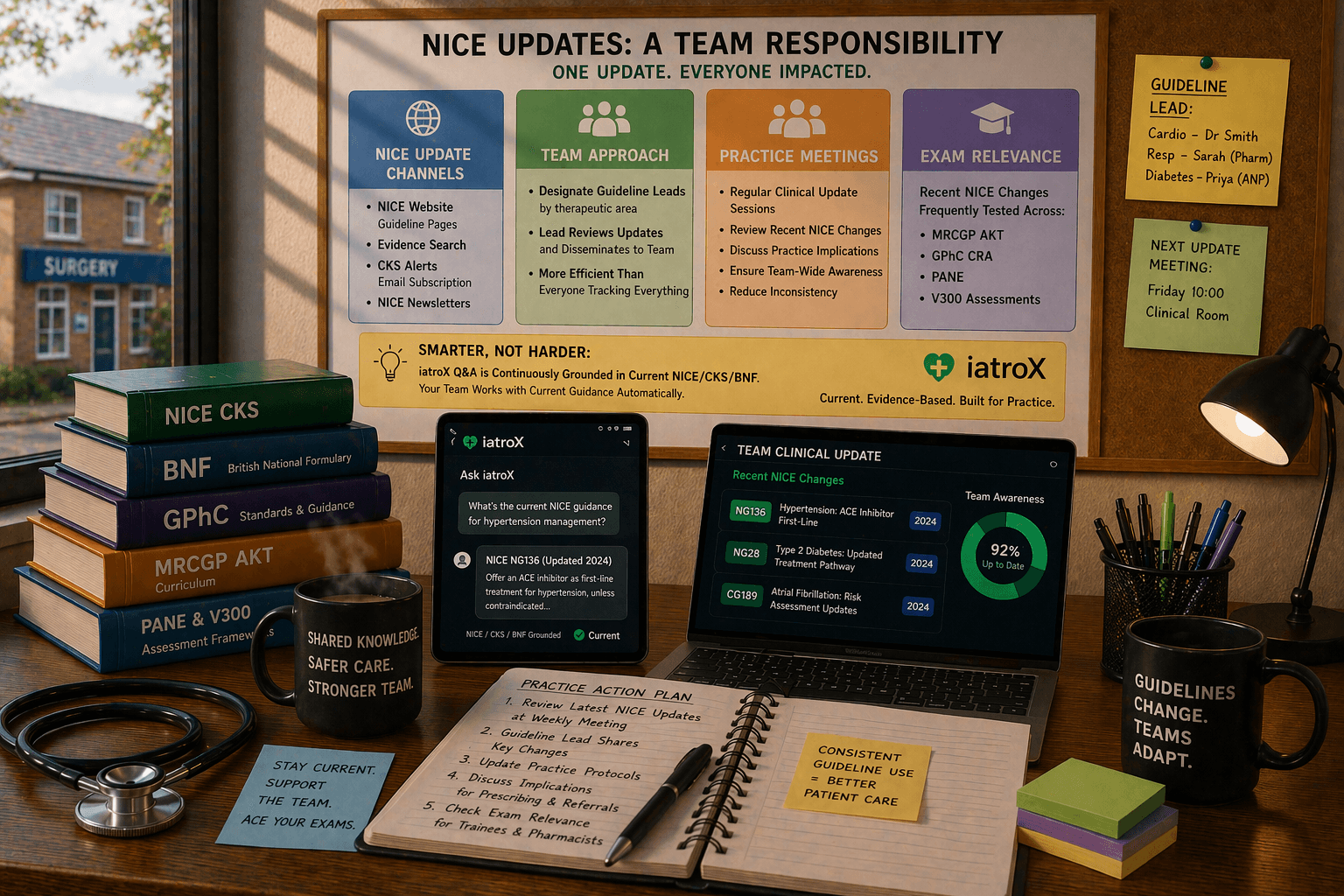 NICE Guideline Updates and the Primary Care Team: How to Stay Current