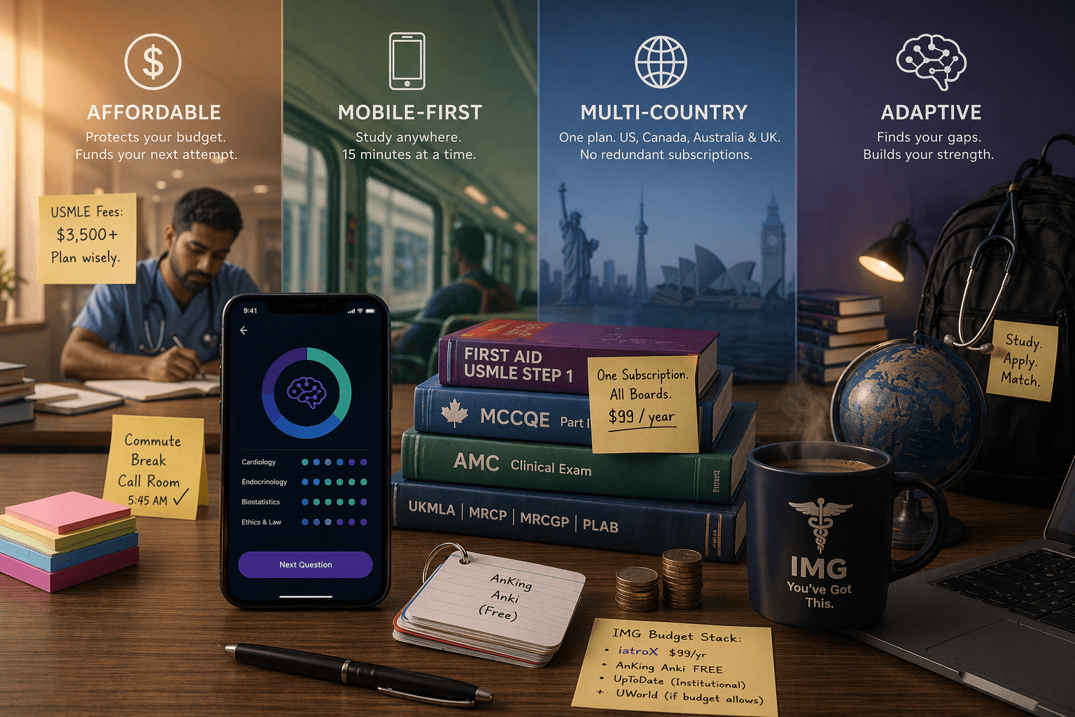 Image for Best Q-Bank for IMGs 2026: What International Graduates Actually Need