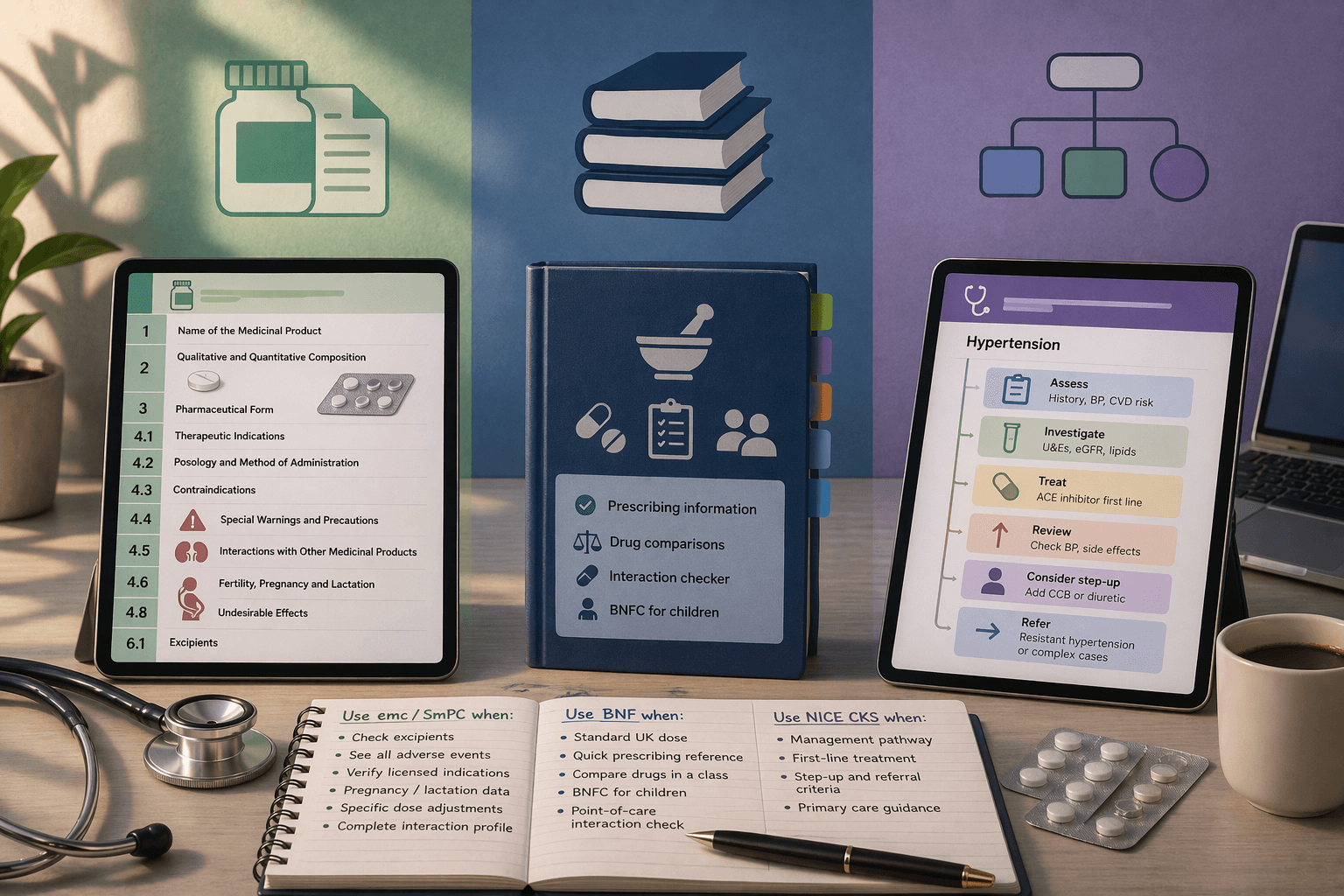 emc vs BNF vs NICE CKS: Which UK Medicines Resource Should You Actually Use?