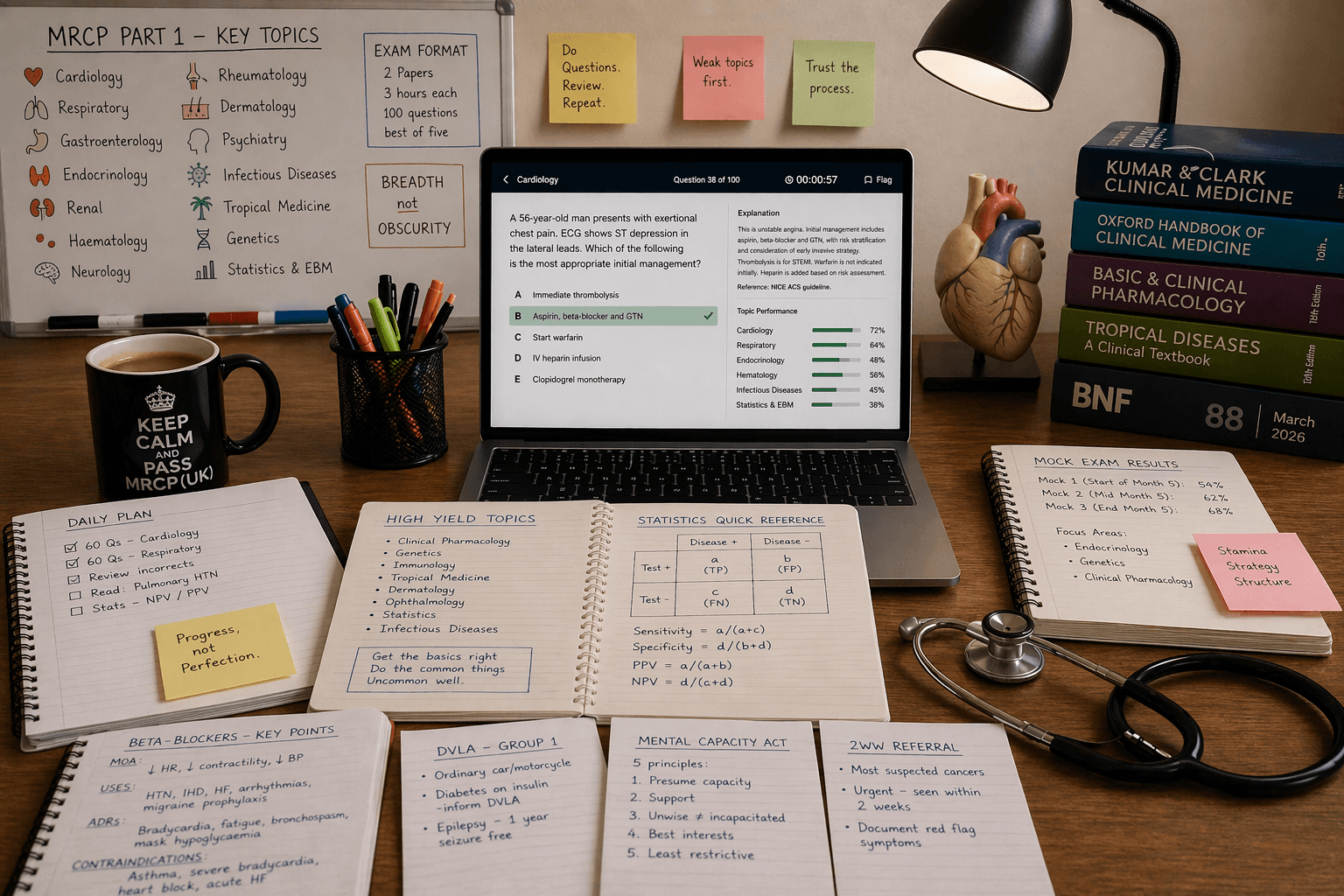 How to Revise for MRCP Part 1 in 2026: Resources, Strategy, and the Adaptive Advantage