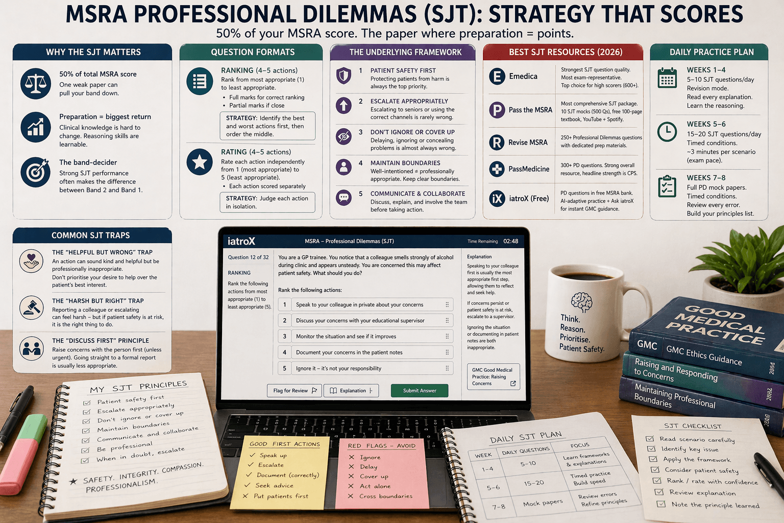 MSRA Professional Dilemmas (SJT): The Complete Revision Strategy