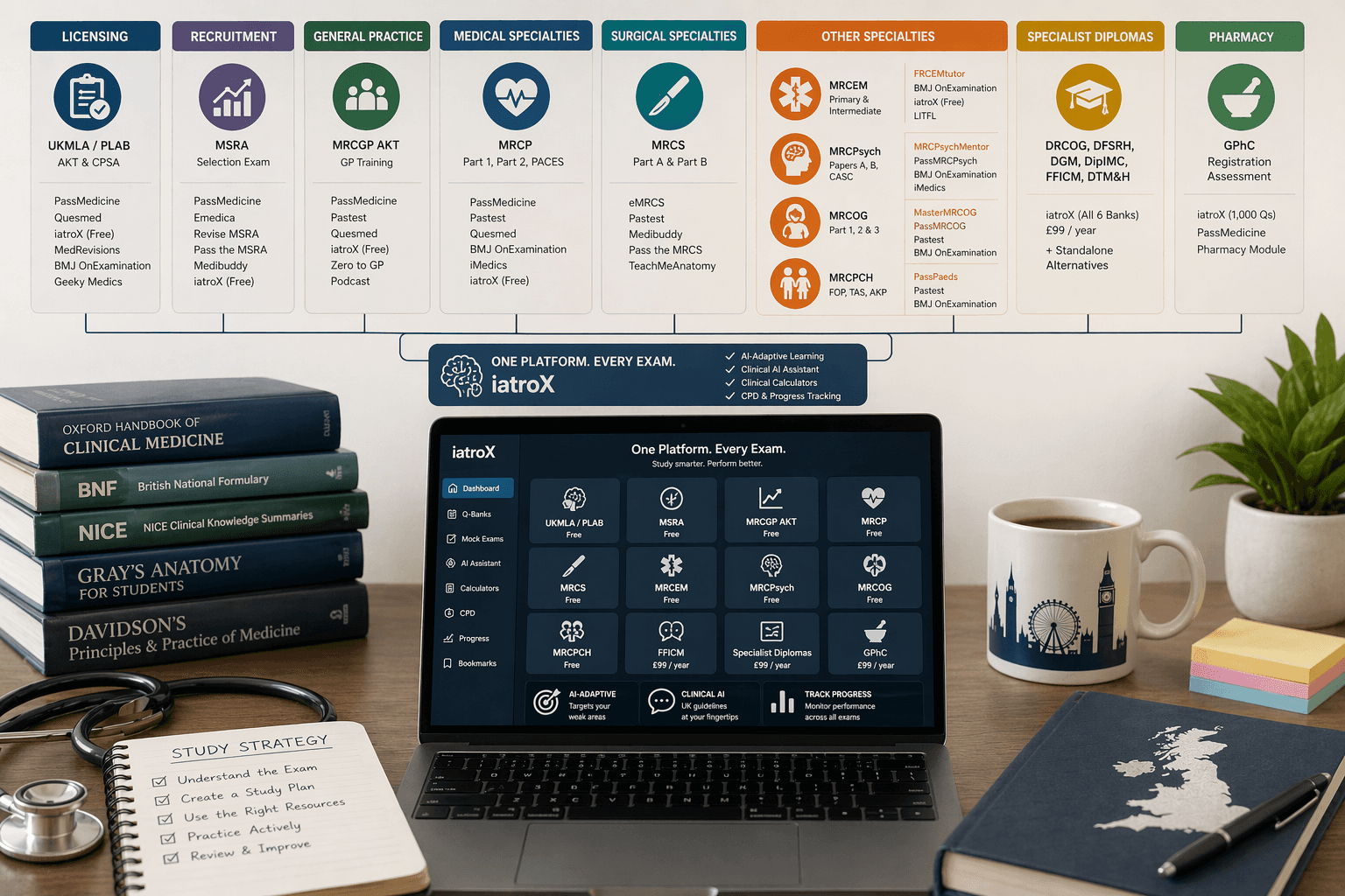Every UK Medical Exam from Medical School to Consultant: The Complete Resource Guide (2026)