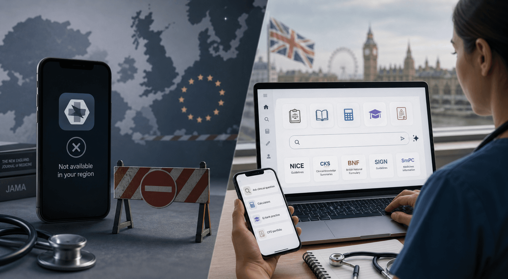 Image for OpenEvidence Leaves a Gap in Europe: Who Wins Clinical AI Search in the UK and EU?