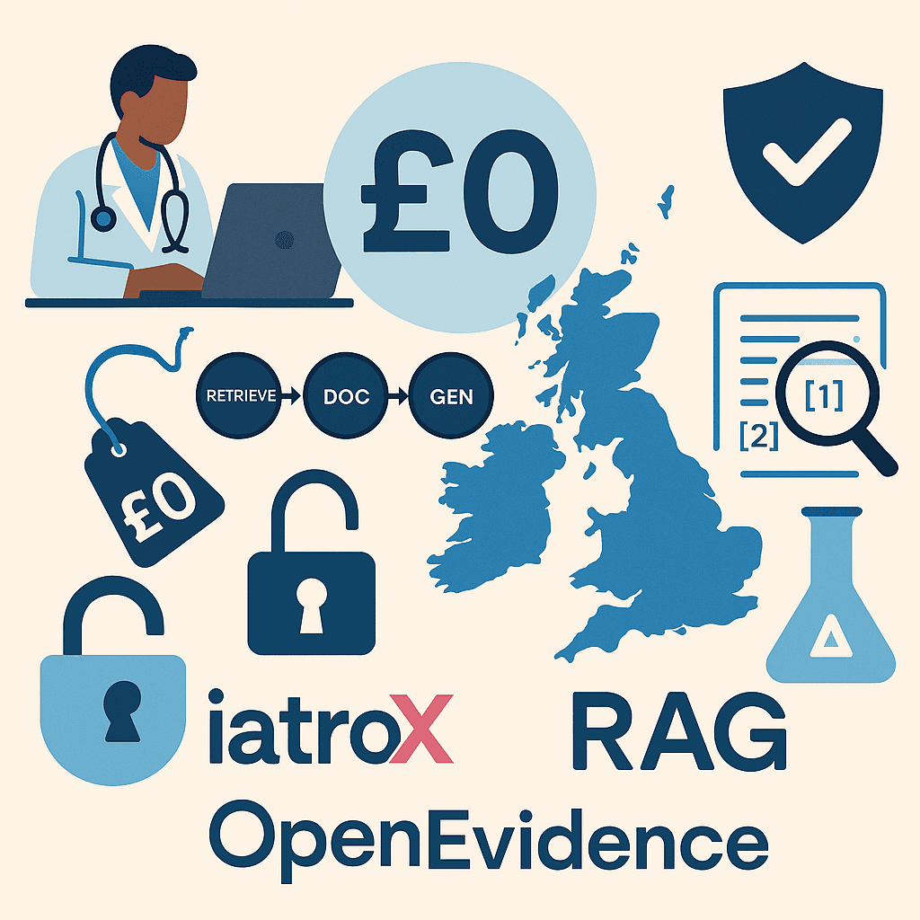 The best clinical AI is free (2025): cheap, effective & NHS-ready — with iatroX