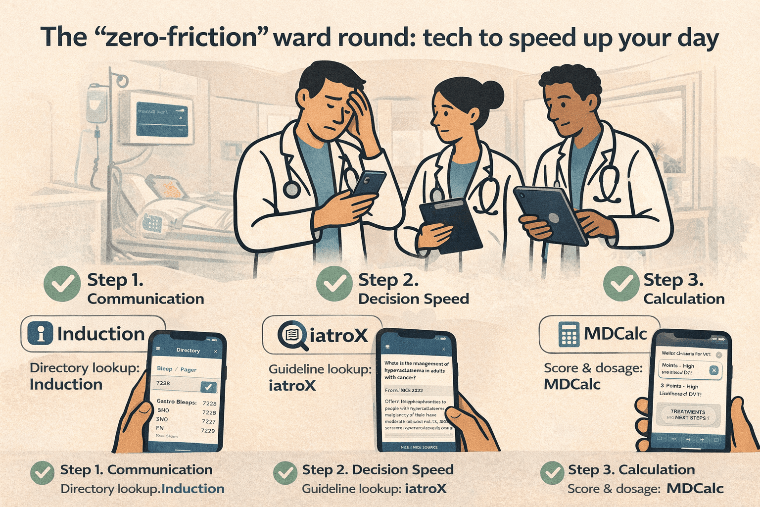 The "zero-friction" ward round: tech to speed up your day