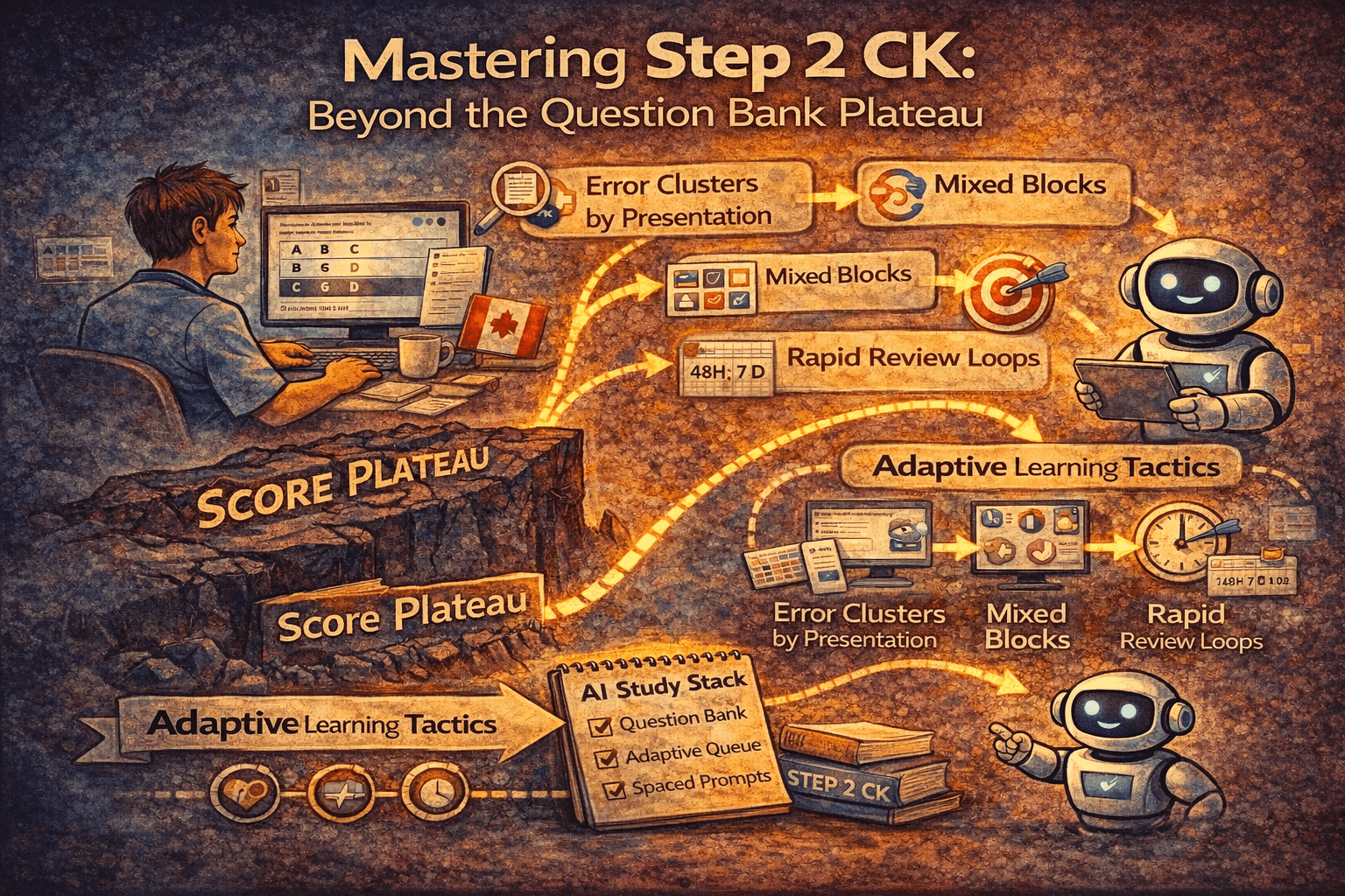 USMLE Step 2 CK q-banks: the decision-making advantage (and how AI personalisation prevents plateauing)
