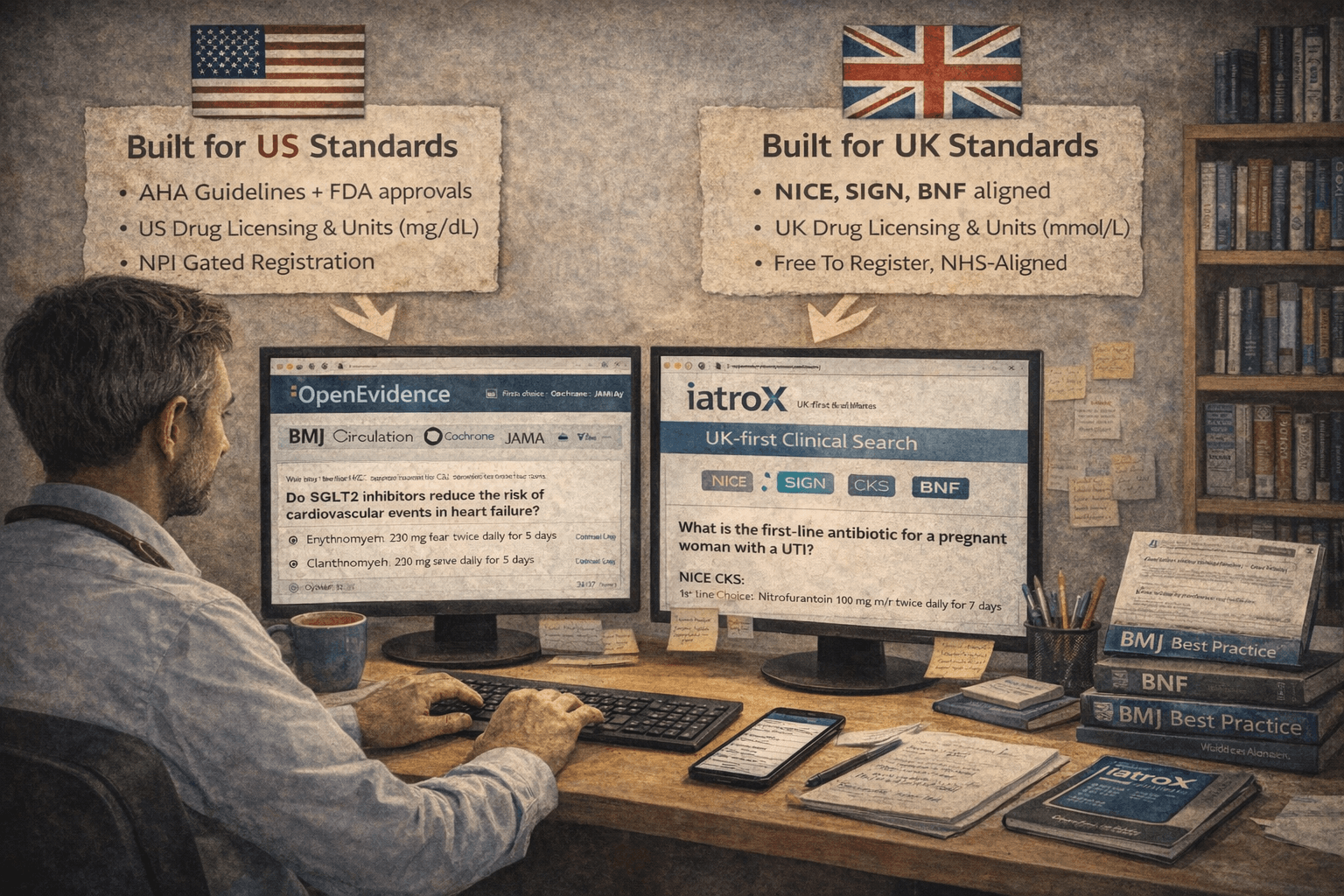 Featured image for OpenEvidence review (for UK clinicians): what it does well, what it can’t do, and what to use instead