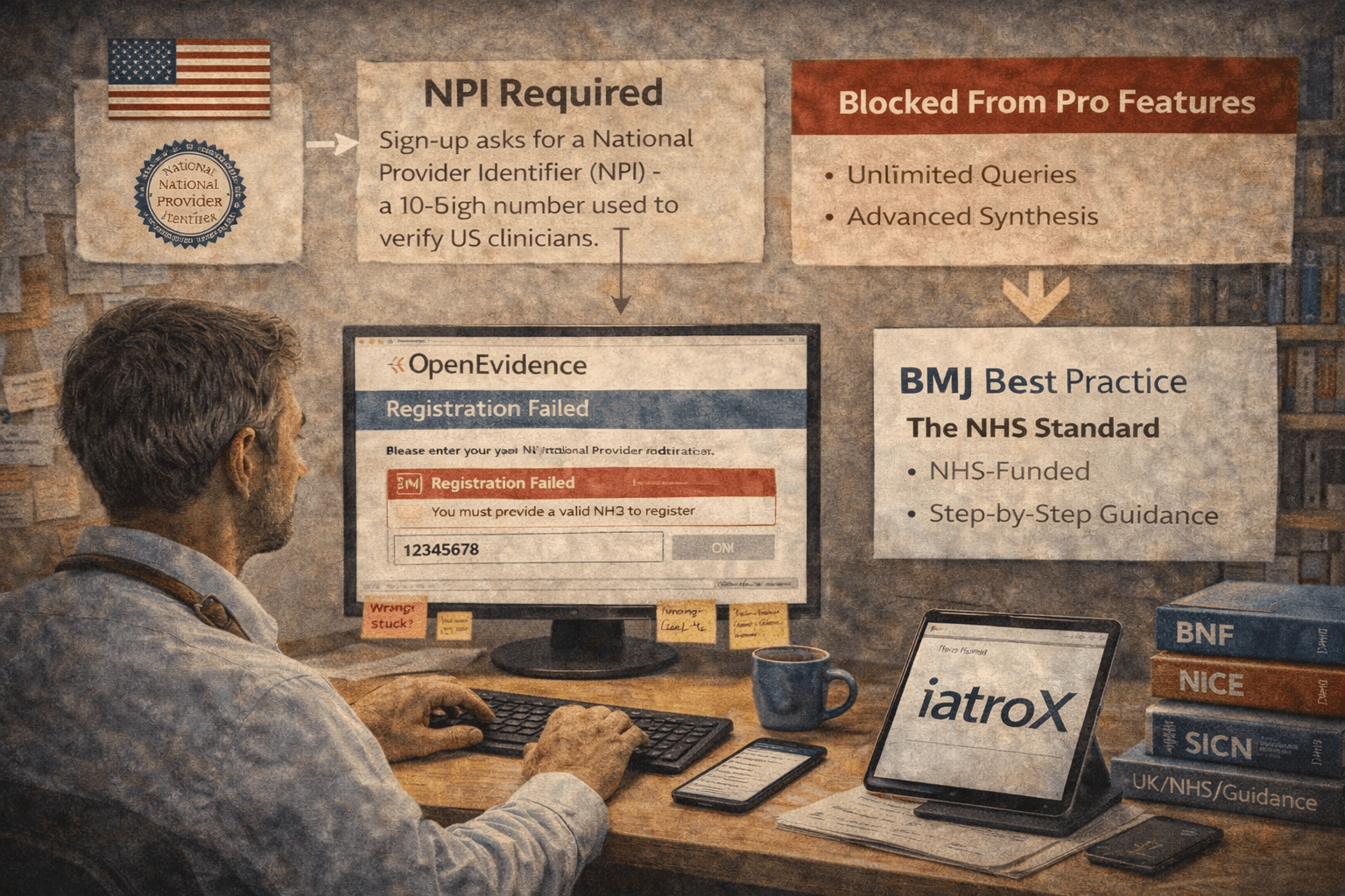 Featured image for OpenEvidence outside the US: access, verification, and practical alternatives