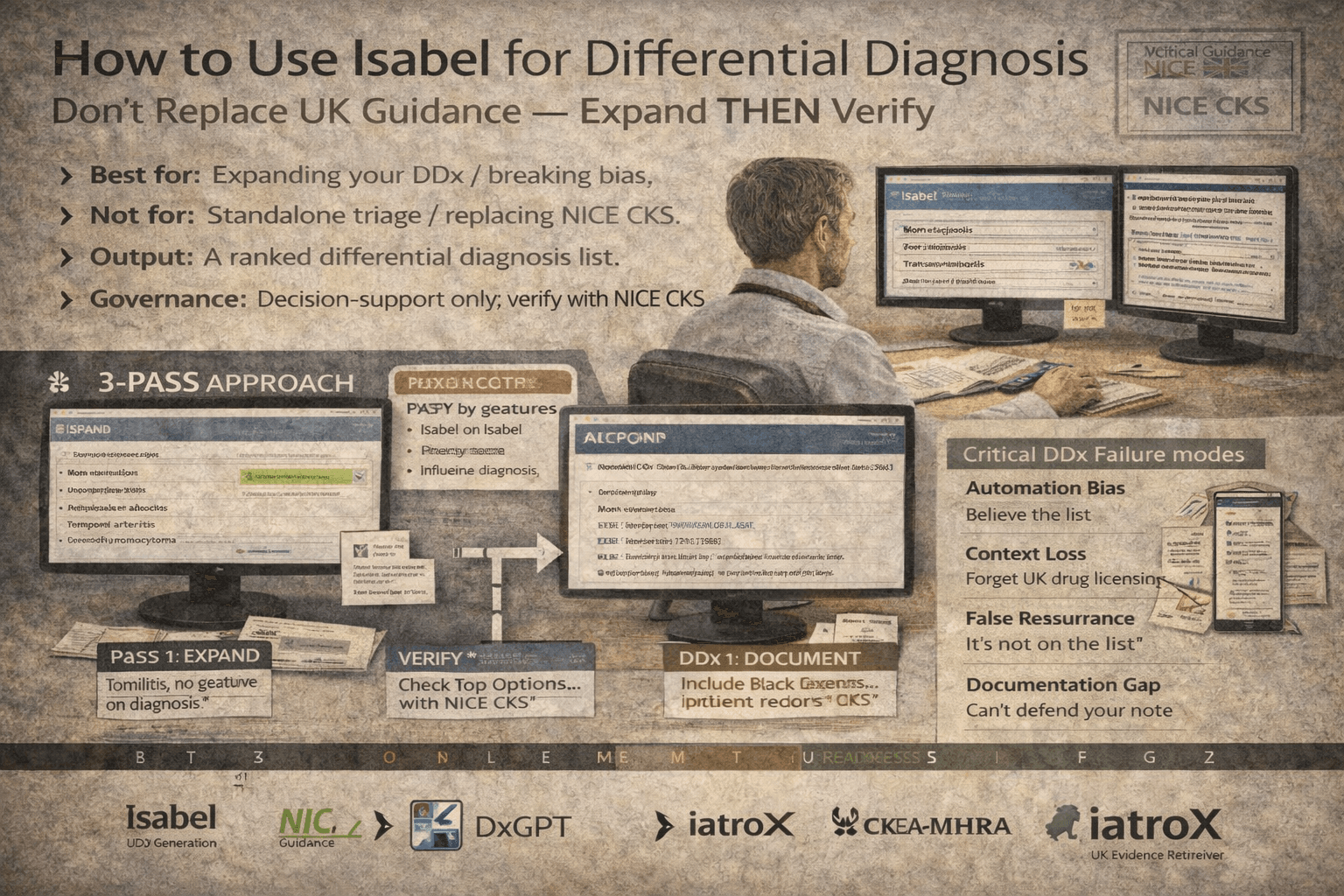 Isabel DDx Companion review (UK GP, 2026): differential support without losing governance