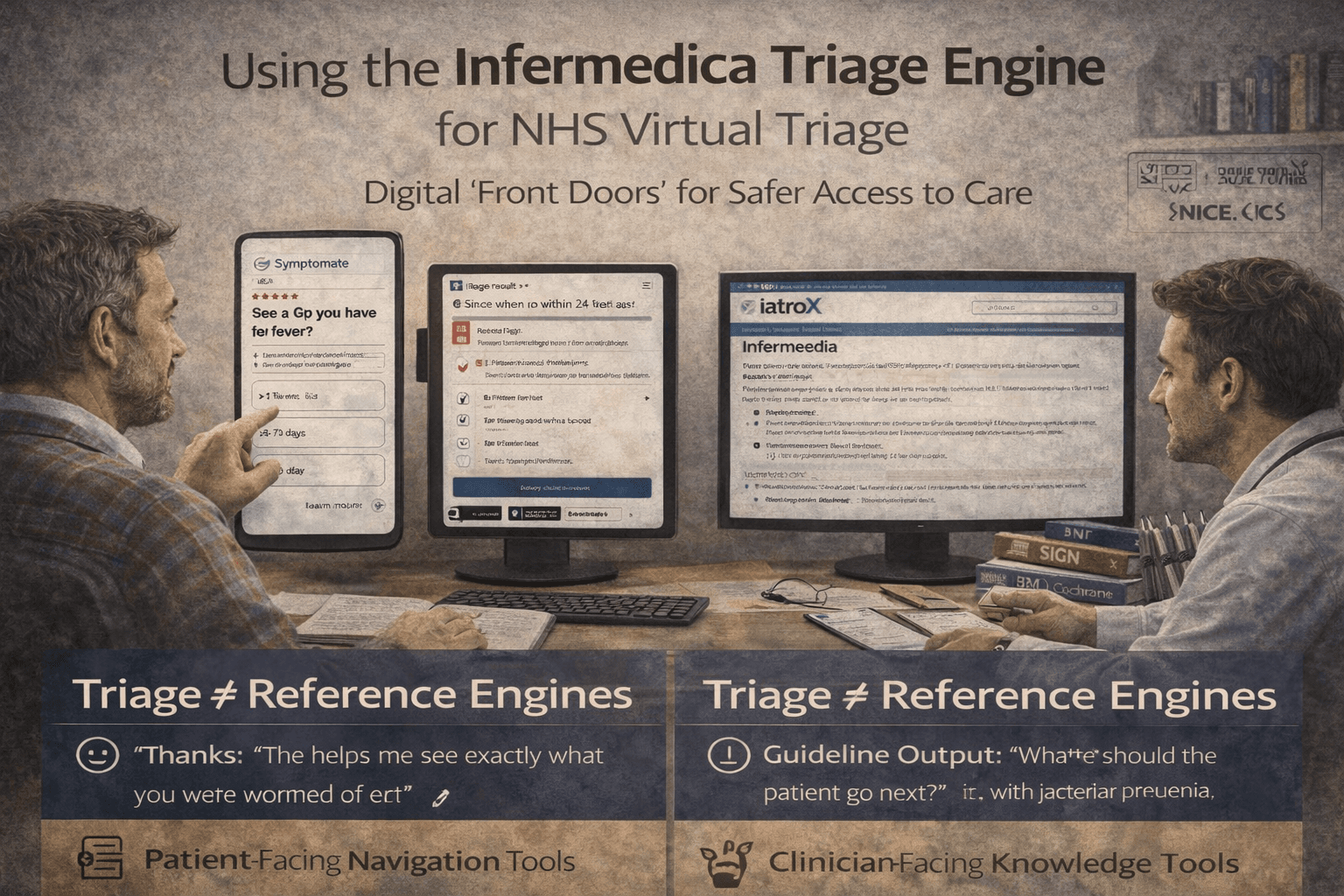 Infermedica Triage / Symptomate engine review (UK, 2026)