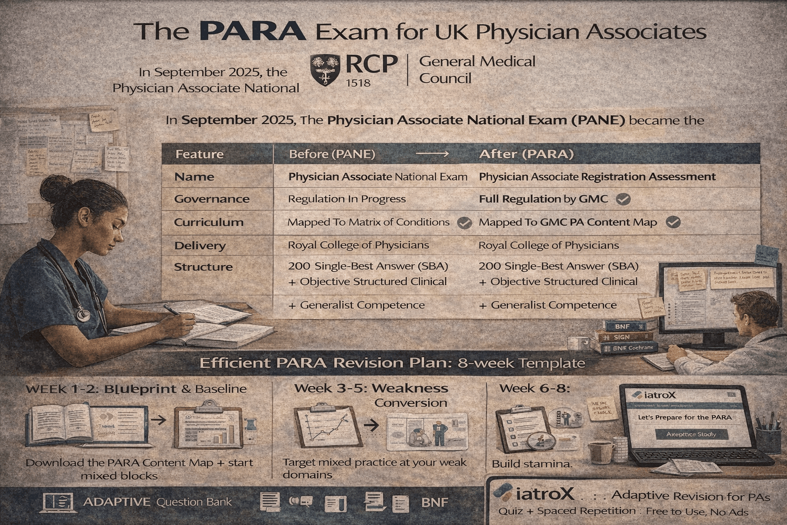 PARA vs PANE: what changed in 2025 and how to revise efficiently