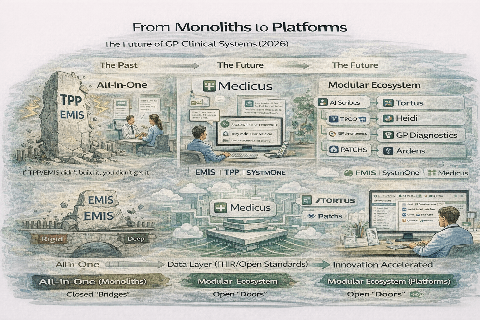 The AI-Ready GP System: Why Medicus + Open Standards Could Change the Pace of Innovation
