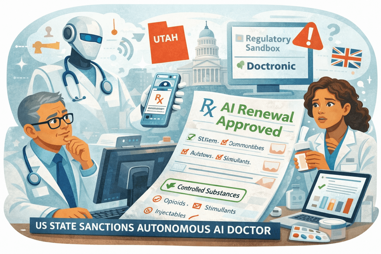 Doctronic + Utah’s AI Prescription Pilot (2026): What It Signals for UK General Practice