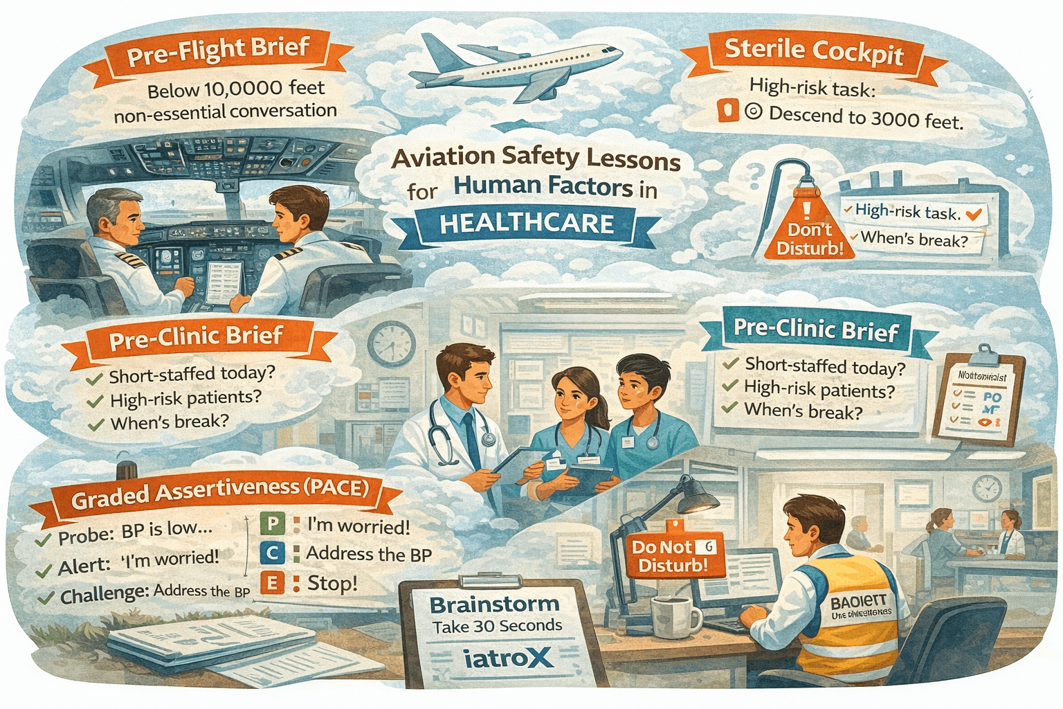 Human Factors 101: Designing Safer Workflows (Lessons for Clinicians from Aviation)