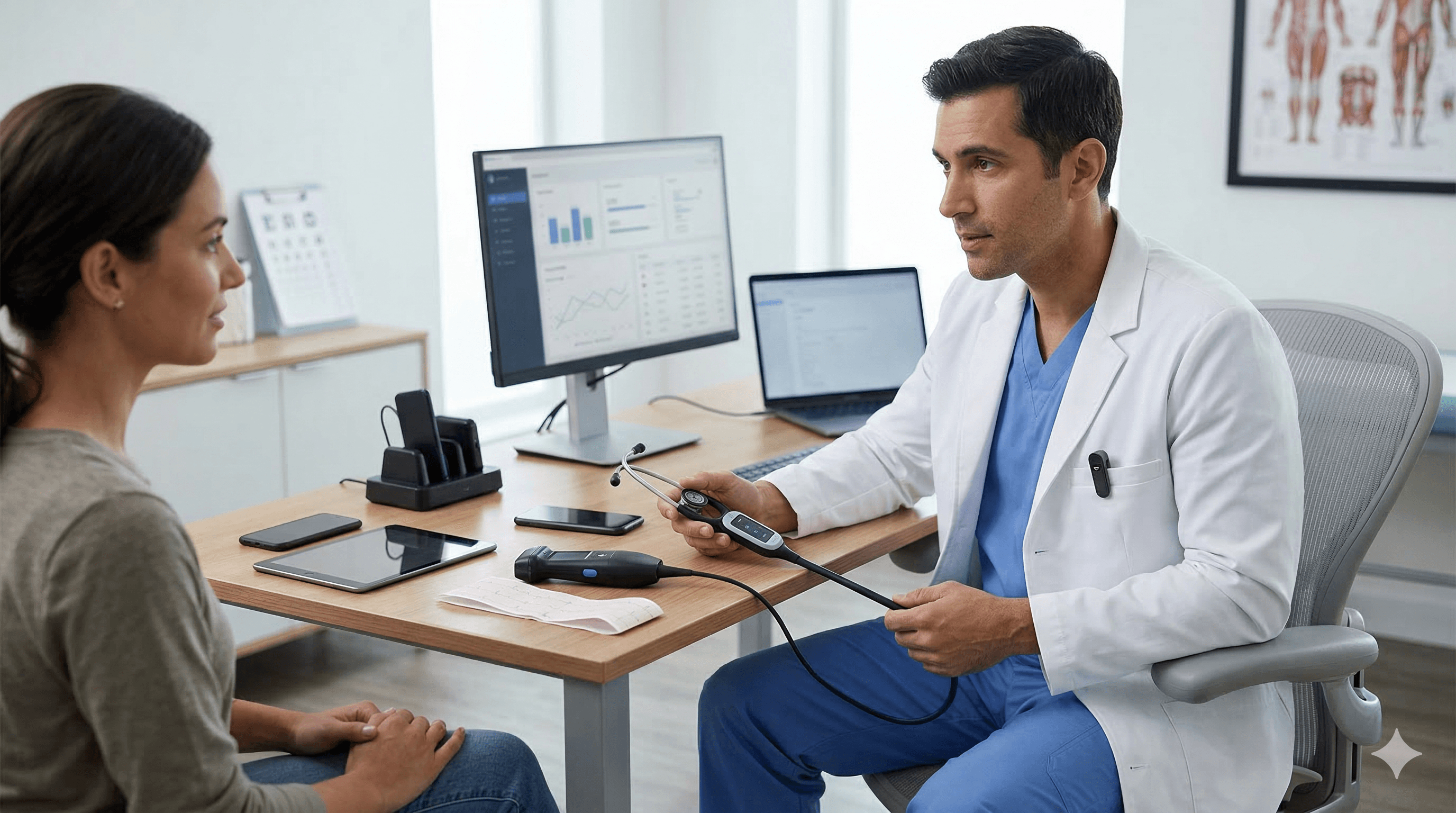When AI leaves the screen: how physical devices are changing the clinical consultation in 2026