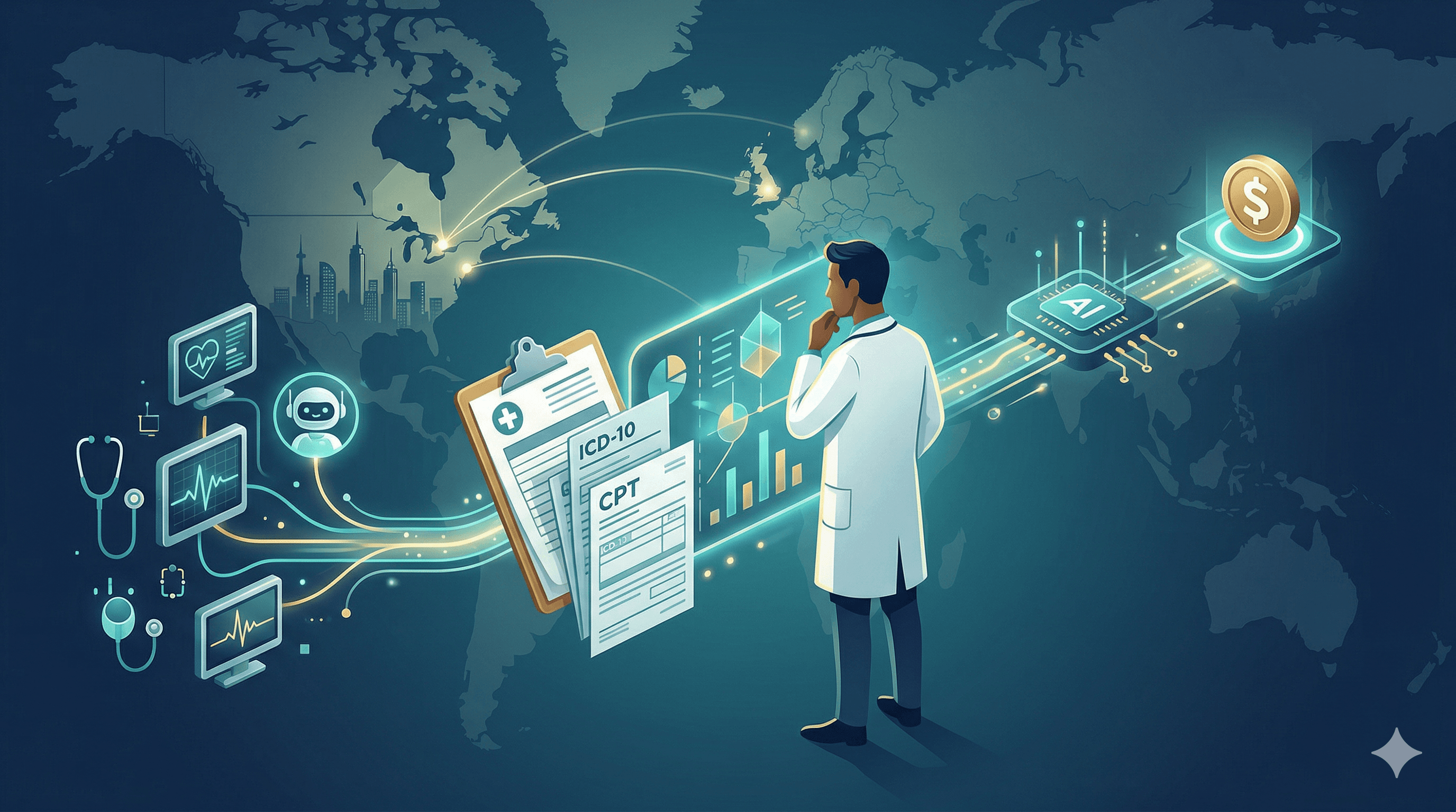From Evidence Search to Charge Capture: Why Clinician AI Is Converging on Coding and Revenue Integrity in 2026