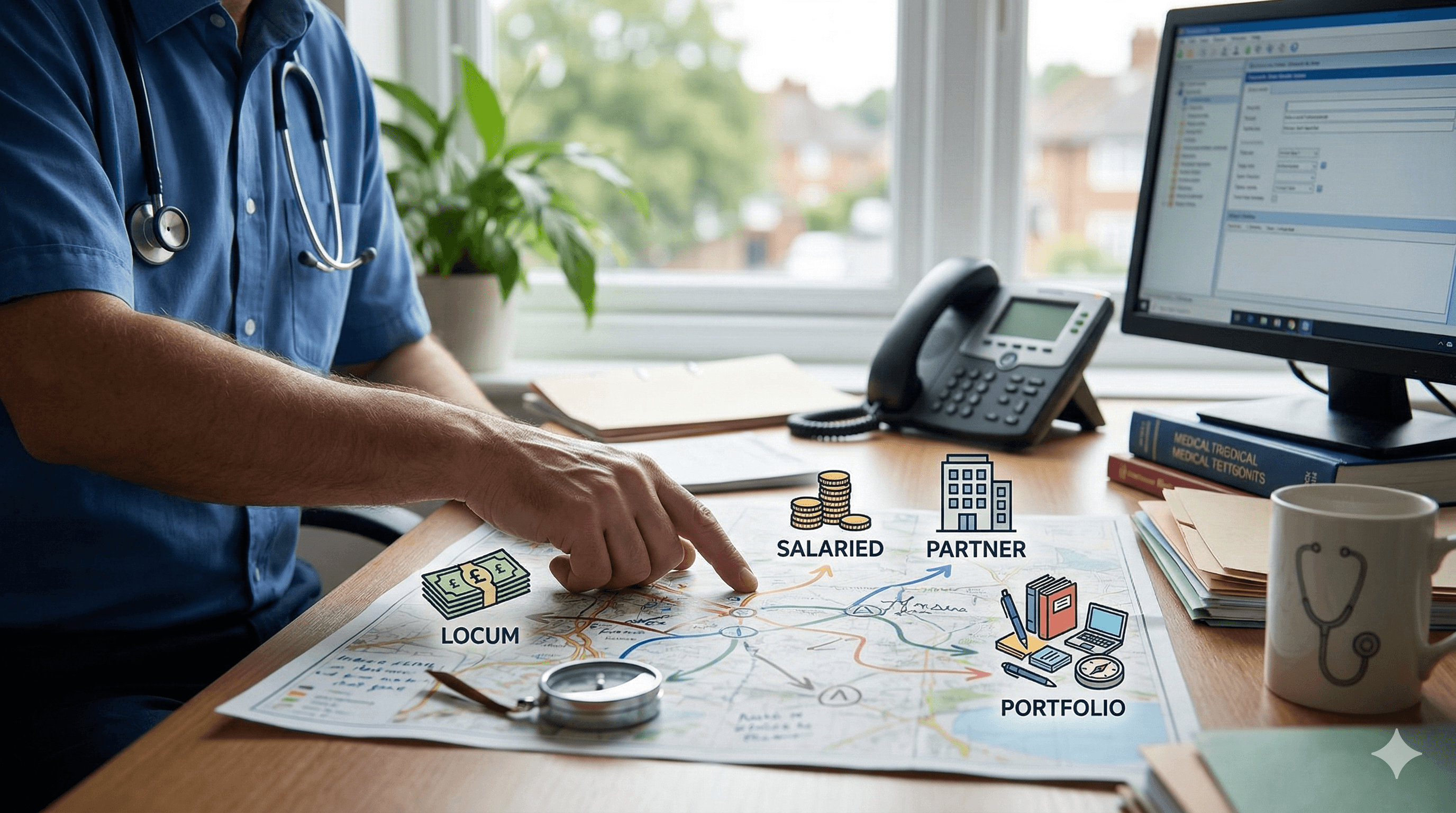 What GPs Actually Earn in 2026: Salaried, Partner, Locum & Portfolio — The Real Numbers