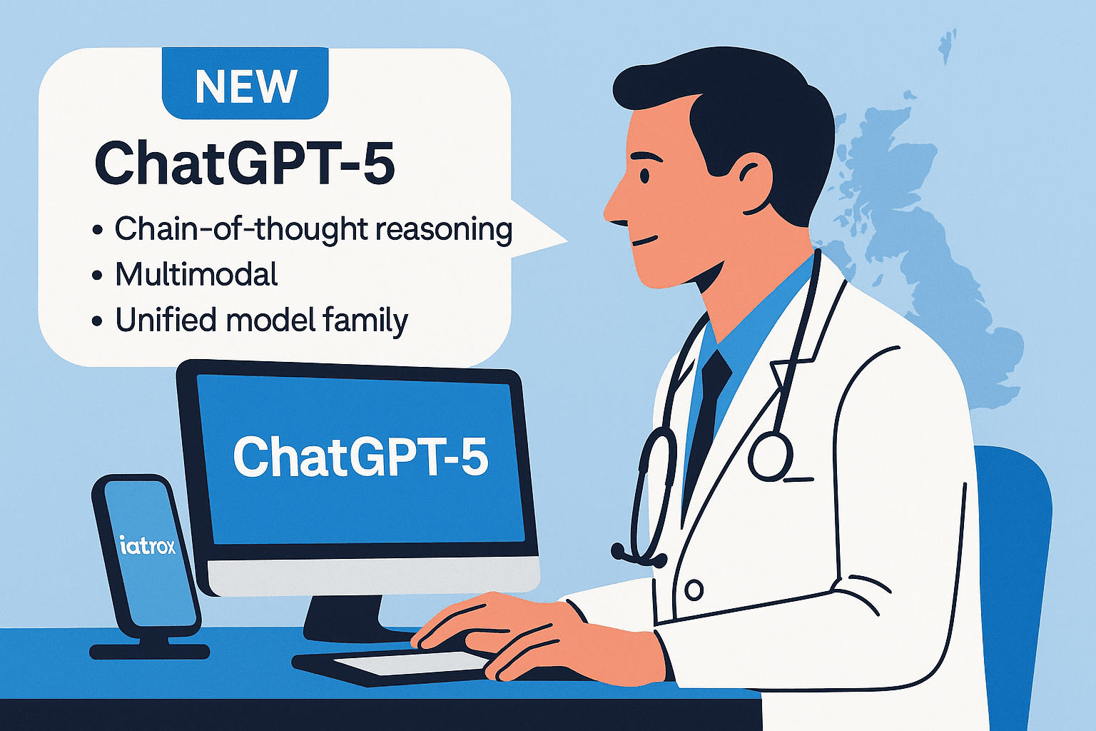 ChatGPT-5 for UK clinicians: a guide to new features, use cases, and safe practice