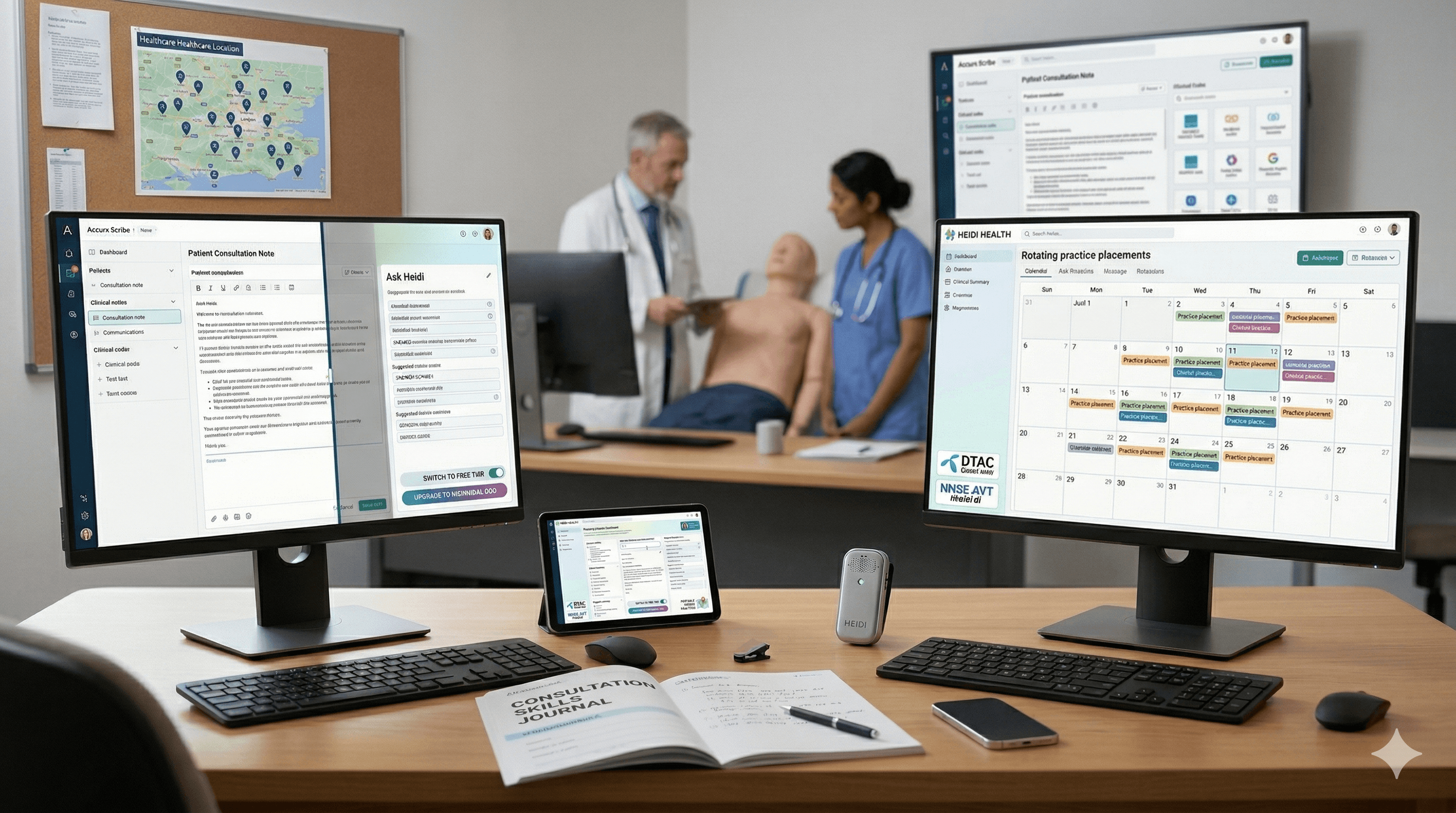 Heidi Health vs Accurx Scribe: Which AI Scribe Should GP Trainees Use?