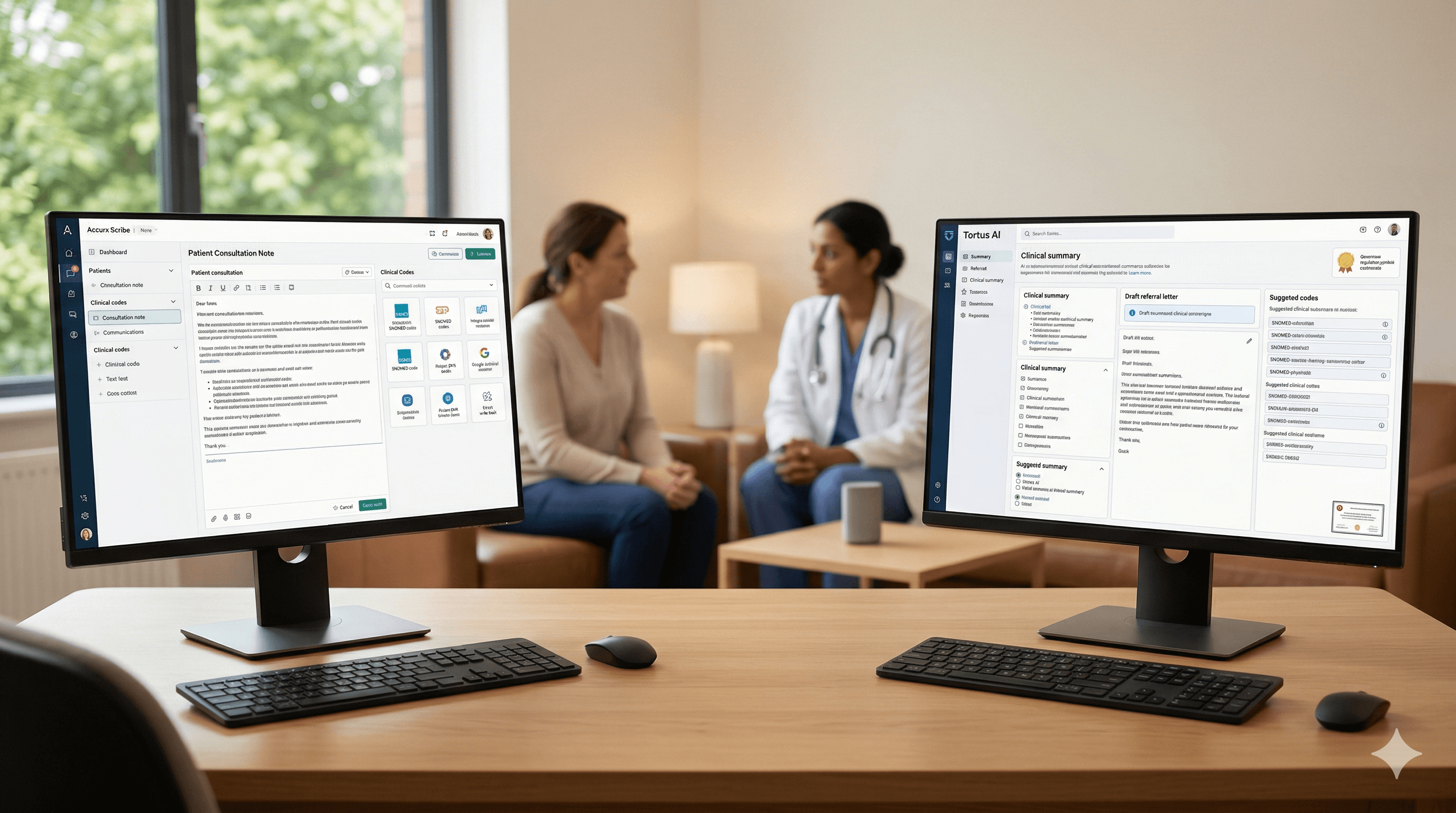 Image for Accurx Scribe vs Tortus AI: EHR Integration, Pricing, and Governance Compared
