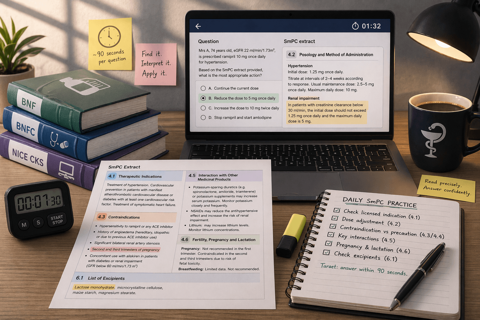Mastering the SmPC in the GPhC Registration Assessment: A Foundation Trainee's Guide to the Resource Pack